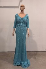 Sequin Mermaid Evening Gown Formal Maxi Gown 
