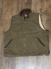 Wrangler Hero Canvas Fleece Lined Men s Vest 2XL