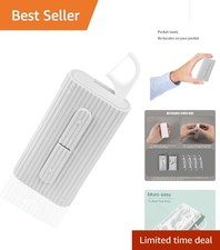 Innovative White Dental Floss Picks   10 Piece Lightweight Dispenser for Adults