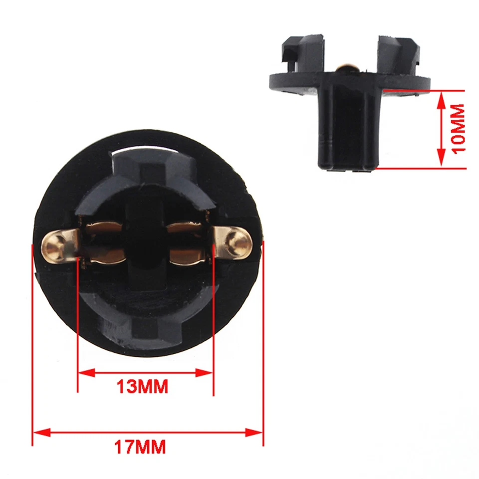 4X 194 Instrument Panel Cluster Light Bulb Lamp Dashboard Socket Plug For Toyota - Image 3 of 4