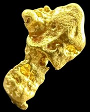 .878 GRAMS AUSTRALIAN NATURAL PURE GOLD NUGGET GENUINE (94-98% PURE) #AUSSIE405