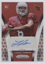 2014 Panini Prizm Rookie NFL Logo 5/25 Logan Thomas #AR-LT Auto Shield 3c4