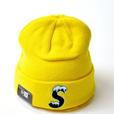 Supreme x New Era FW20 Frost S Logo Beanie yellow