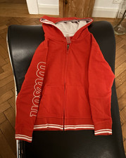 Wilson Kinder 140 Kapuzenpullover S Rot Baumw...