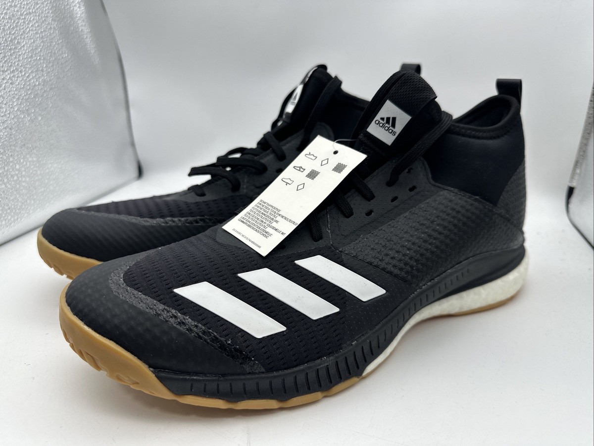 adidas Crazyflight トレーニングシューズ ホワイト/ブラック Adidas Men's Crazyflight 5 Mid Volleyball Shoe