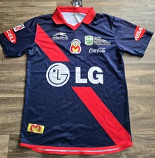 Atletica Monarcas Morelia 08/09 Away Soccer Jersey Men's Size Small Rare