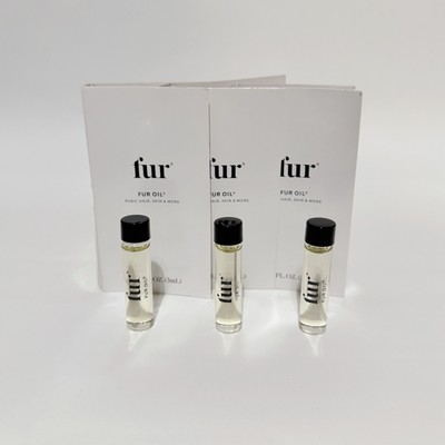 3x fur Fur Oil mini 0.1 floz /3 ml. Each fewer ingrowns hair healthier skin body
