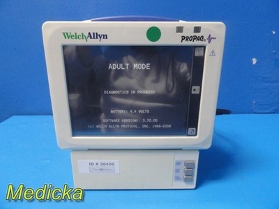 Welch Allyn Propaq CS Model 242 Patient Monitor (Masimo SpO ) FOR PARTS ~ 38406