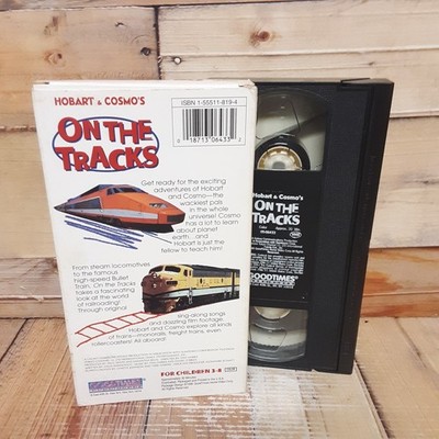 Hobart & Cosmo's on The Tracks VHS Goodtimes Trains Sing Along