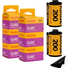 Kodak Gold 200 35mm Film Bundle, 6 Rolls 2x3 Pack, 36 Exposures Each, for 35m...