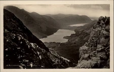 RPPC Buttermere From High Crag vintage postcard a409