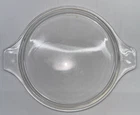 Pyrex Glass Lid 475-C Vintage Fits Round Pyrex Casserole dish 8.5” Used