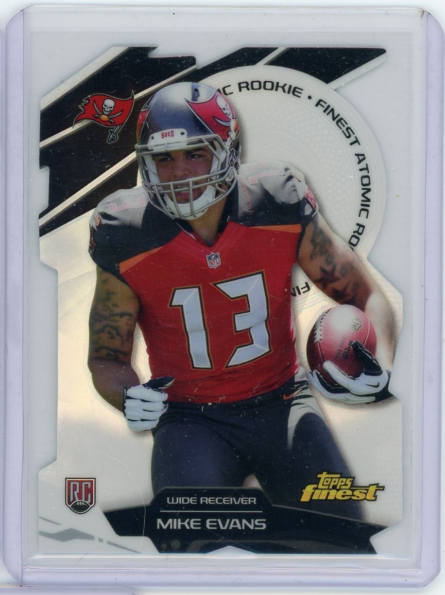 2014 Topps Finest Atomic Rookie Mike Evans Die-Cut RC Refractor NICE L@@K!