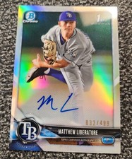 Matthew Liberatore Bowman 2018 Refractor /499 Auto
