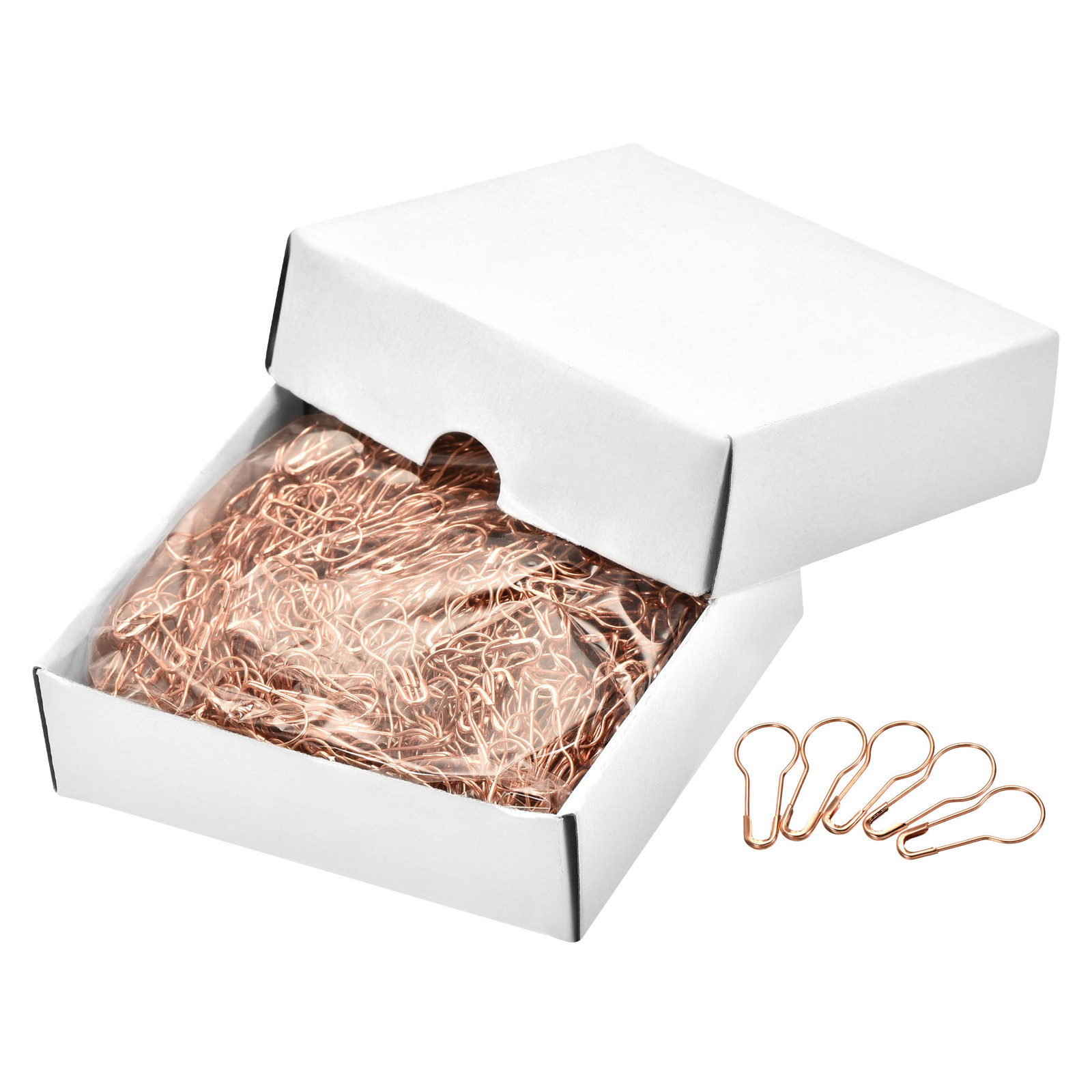 2000pcs Rose Gold Bulb Safety Pins 0.87-Inch for Crafts Sewing DIY Art