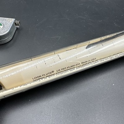 Vintage Loon Flute  W/ Instructions & Case USA Hunting Outdoorsman Kittery Maine