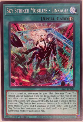 Sky Striker Mobilize - Linkage! - L26D-ENS22 - Secret Rare - NM/M