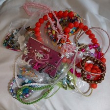 Tween Kids Misc Jewelry Lot Bag Stocking Stuffers Gift Earring Necklace Bracelet