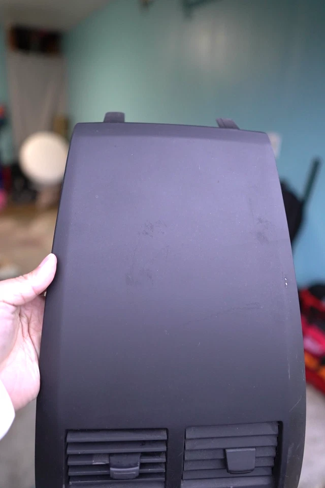 Radio tablero central Nissan Altima 02-04 bisel climático ventilaciones borde envolvente negro Foto 2 de 4