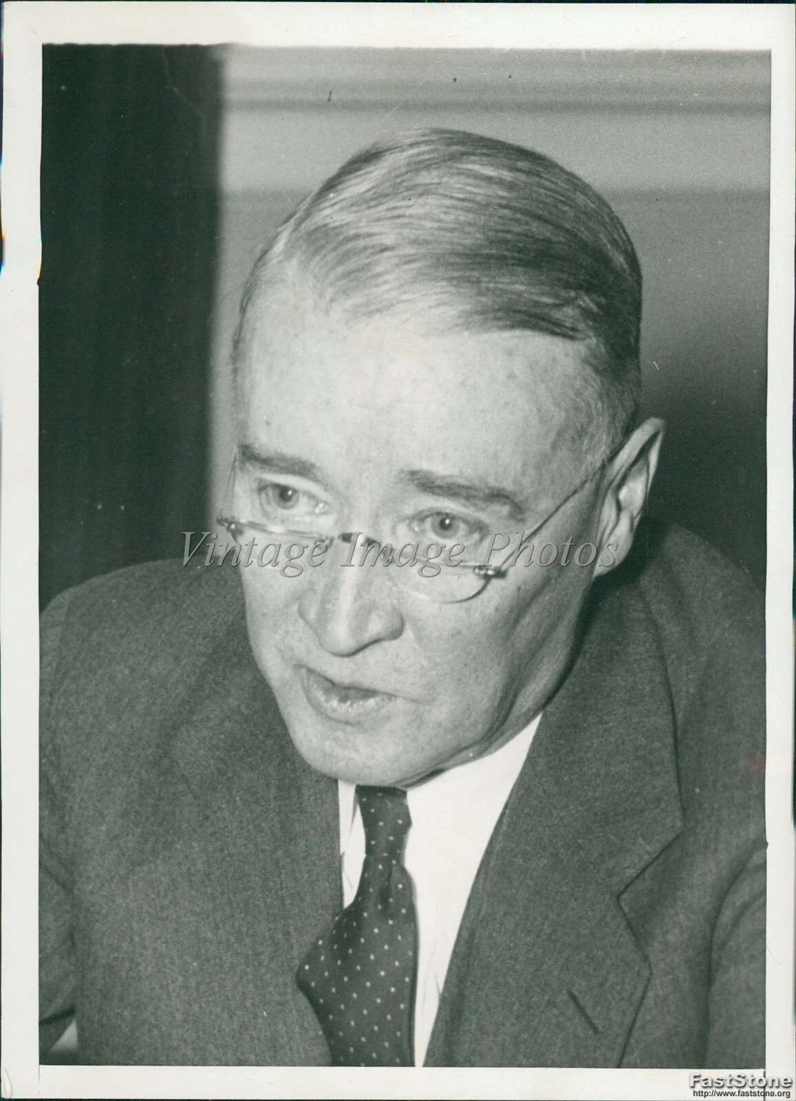 1940 Photo Dr John W Finch Resigned As Chief Of Bureau Of Mines Politics 5X7 - 画像1/2
