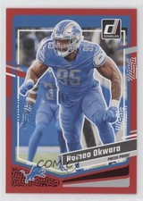 2023 Panini Donruss Press Proof Red Romeo Okwara #104 14ql
