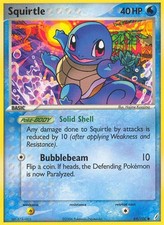 Pokemon Card - Crystal Guardians 64/100 - SQUIRTLE (common) - NM