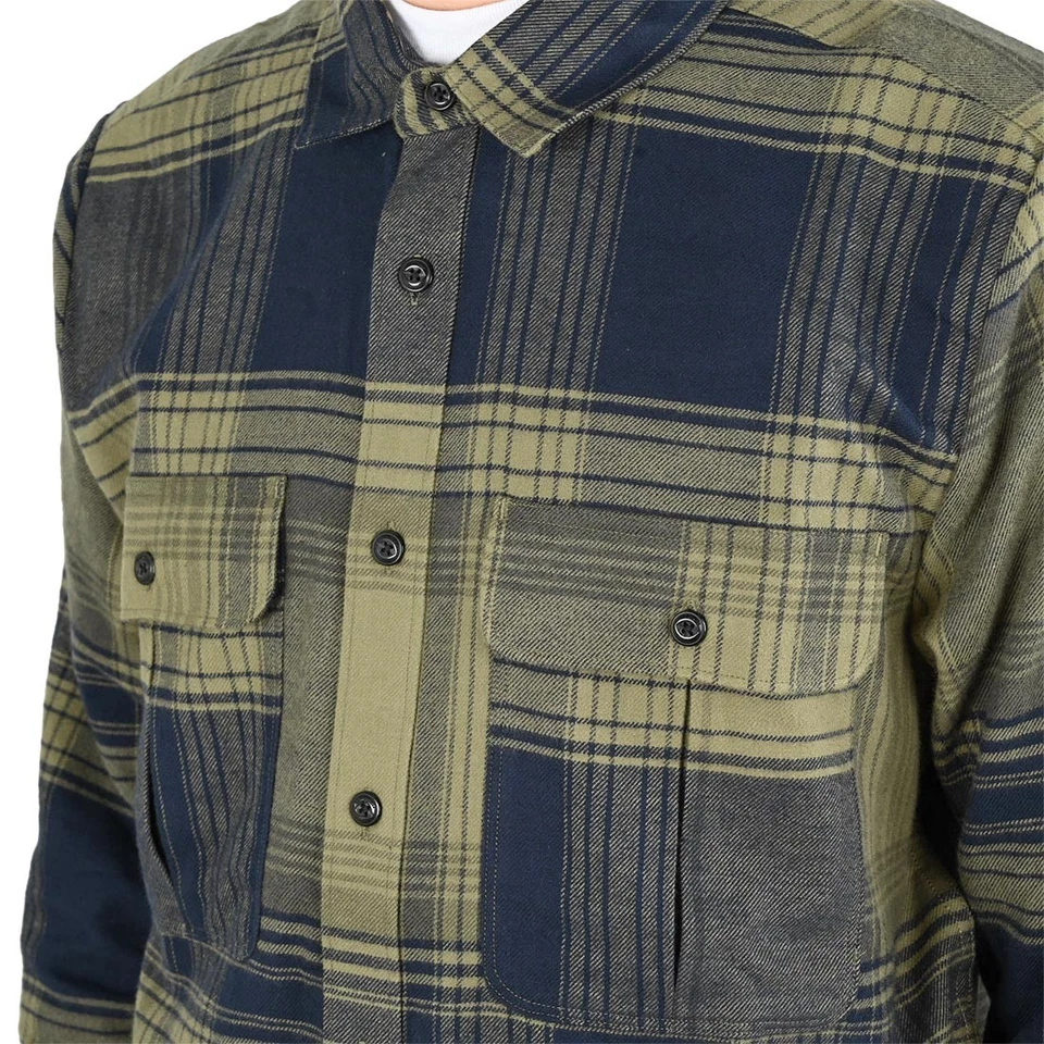 Camicia Volcom Parkstone Lunga - Verde Timo - Immagine 3 di 4