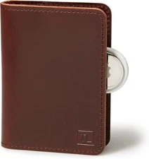 NEW AirTag Wallet with RFID Blocking Technology Protection - Genuine Leather Sli