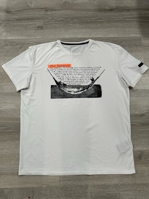N84 Roberto Ricci Designs RRD Graphic Print T-shirt White Mens Size 50