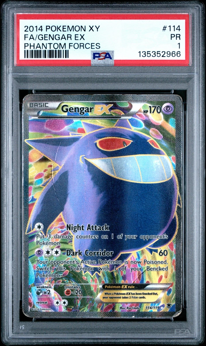 Gengar Pokémon TCG Phantom Forces Ultra Rare Individual