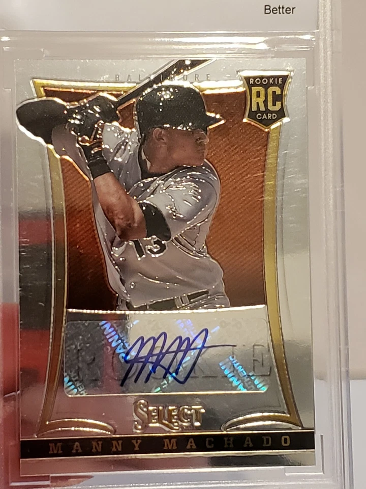 2013 Panini Select #230 Manny Machado Autographed RC BCCG 10 Mint Or Better - Image 2 of 4