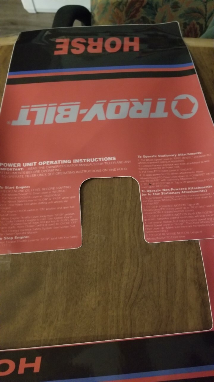 TroyBilt Horse 3 decals eBay