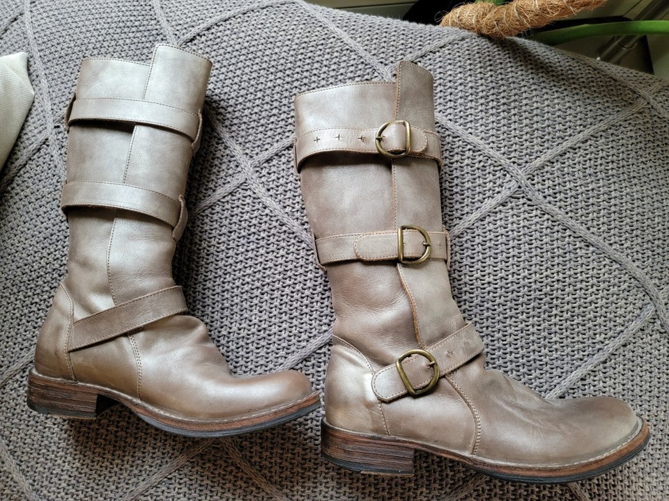 Fiorentini & Baker Metallic Boots Size 38 eBay