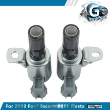 2 × Intake & Exhaust Variable Valve Timing Solenoid For Ford Escape L4 1.6L 2013