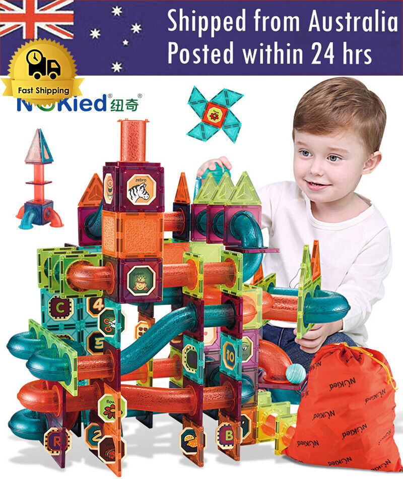 Magnetic Building Blocks Kids Educational Toy Track Model Construction Set Gift