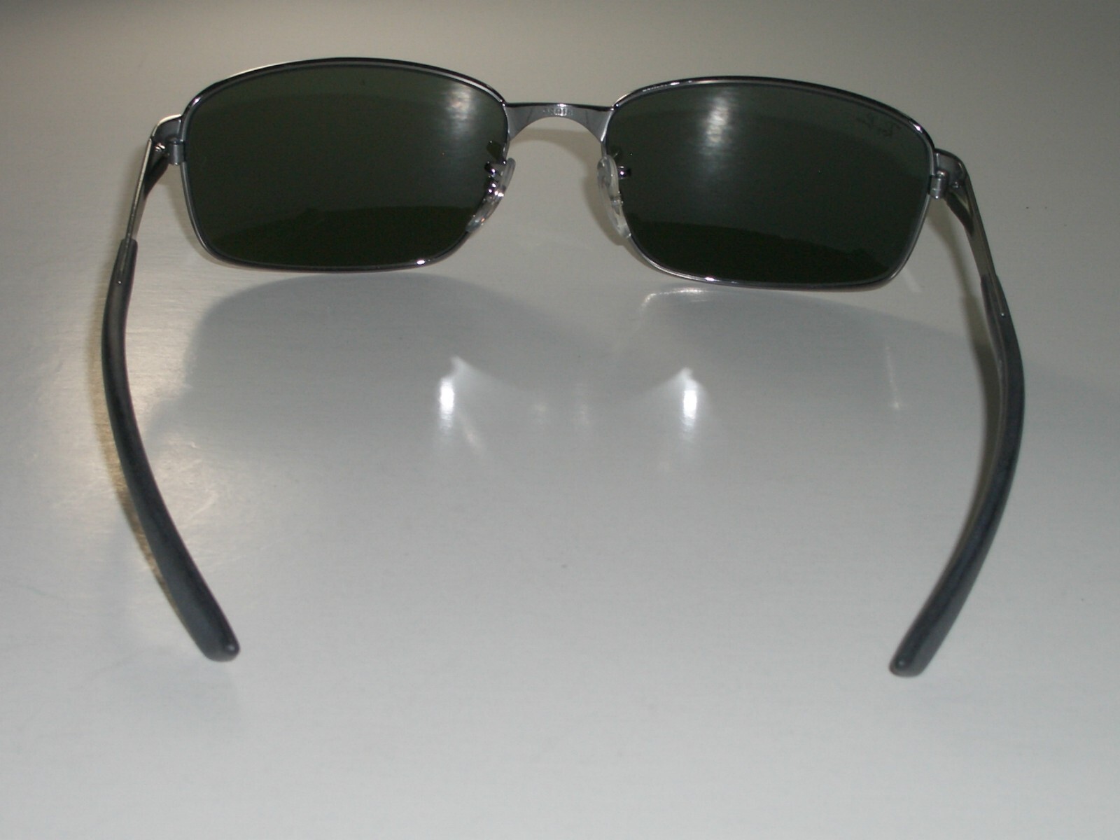 RAY BAN RB3413 59[]18mm BRUSHED CHROME G15 UV GLASS RECTANGULAR SUNGLASSES image 4