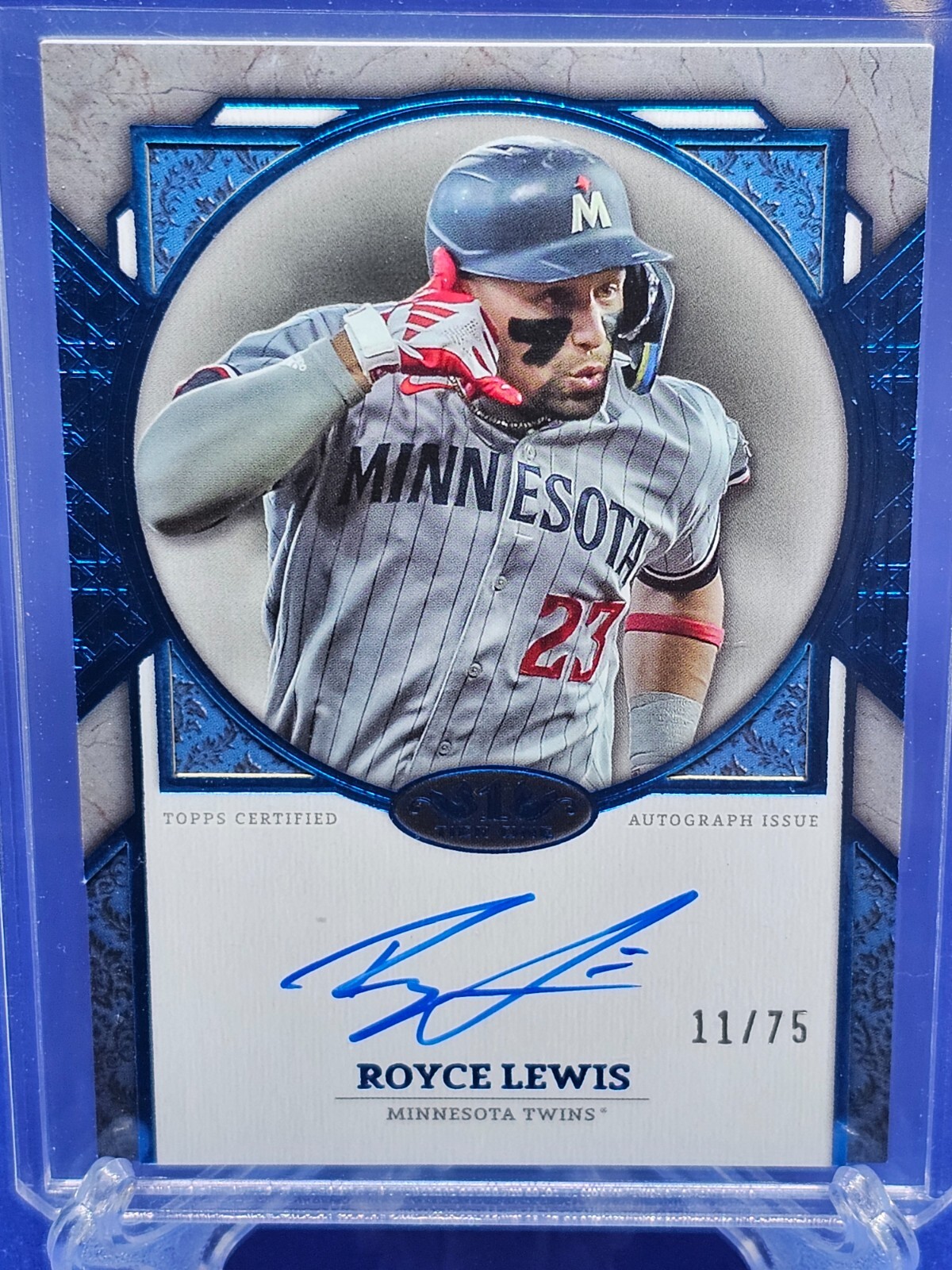 2018 topps みずみずしい high tek royce lewis auto