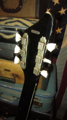 Vintage 1964 Supro Coronado Electric Guitar Black - Picture 5 of 7