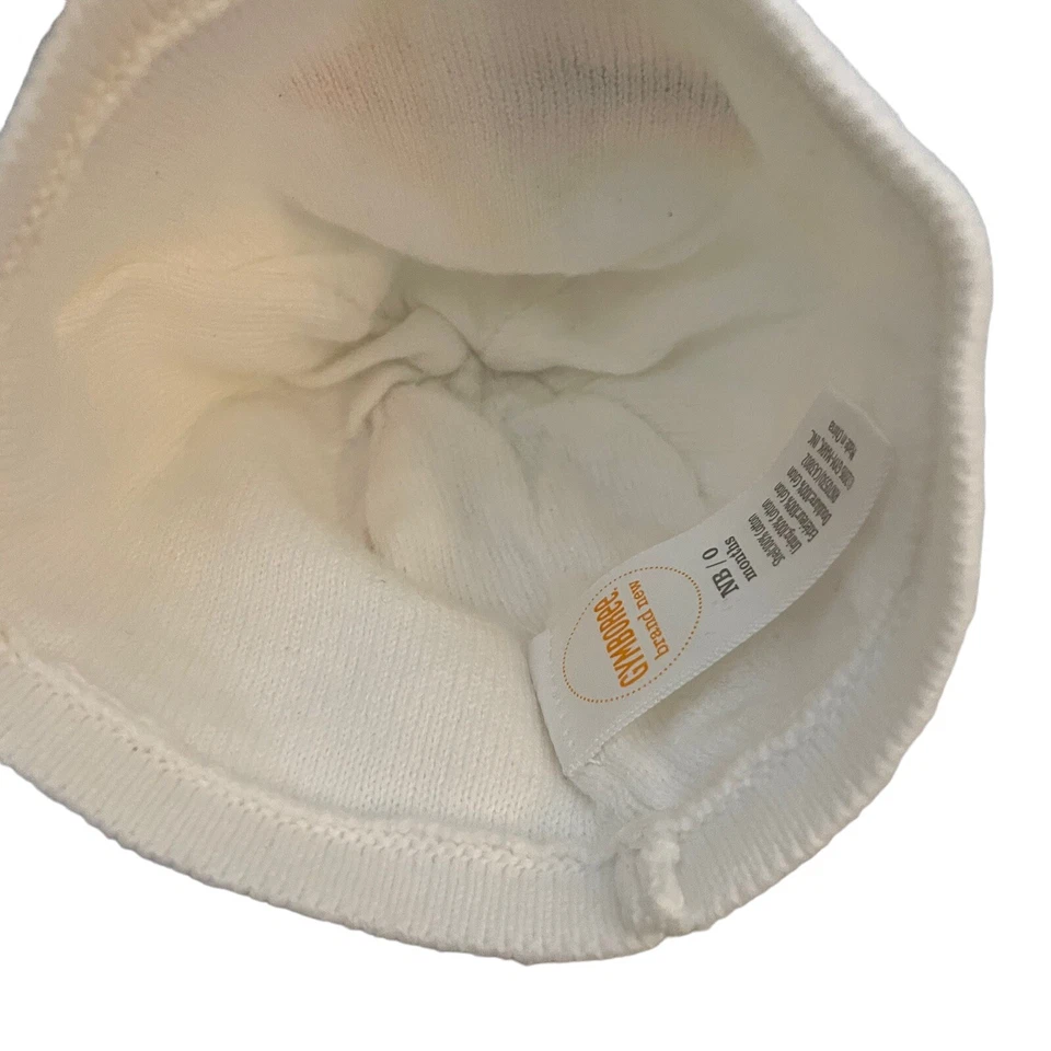 Gymboree Infant Knit Beanie Baby Chick Graphic Unisex Easter Hat - Image 4 of 4