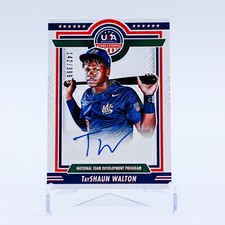 2022 Panini USA Stars And Stripes TayShaun Walton Auto /399 #NTDP-TA