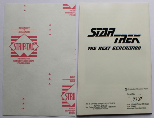 1992 Star Trek Jean-Luc Picard The Next Generation USS Enterprise Silver Medal - Picture 7 of 9