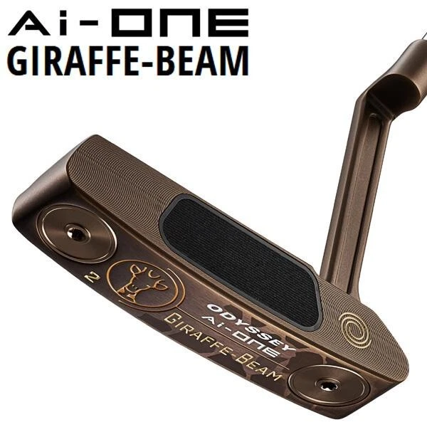 NEU Odyssey Ai-ONE GIRAFFE-BEAM #2 Putter 34 in STROKE LAB 90 Stahlschaft Klinge