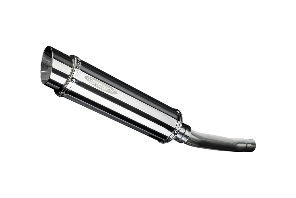 Suzuki GS500 E/F 1989-2009 Kit Silenciador Escape Redondo Acero Inoxidable Deslizable 14" Foto 2 de 4