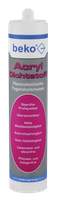 Beko 230300 Acryl-Dichtstoff Acryl Bauacryl Maleracryl Weiß 310 Ml Kartusche