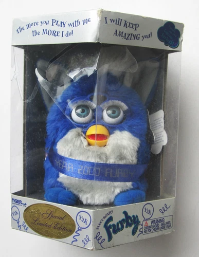RARE Furby Original Electronic YEAR 2000 Y2K 1999 New Imperfect Box Hasbro Tiger