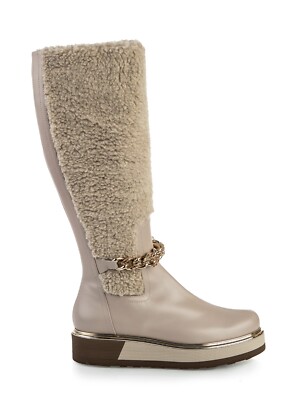 Authentic Marino Fabiani Italian Designer Boots New Collection Beige