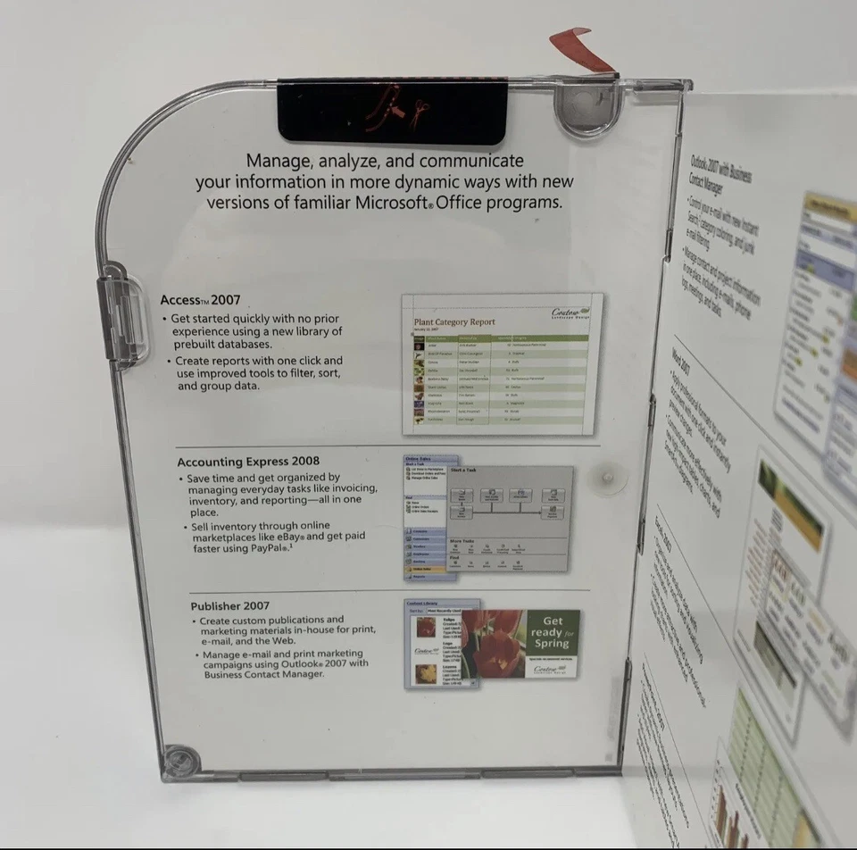 Microsoft Office Project Visio Professional Outlook Sharepoint Designer 2007 - Image 2 of 4
