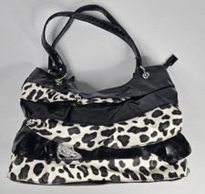 Animal Print Nylon Shoulder Bag