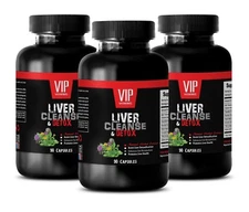 liver detox complex - LIVER DETOX & CLEANSE - dandelion and milk thistle - 3B