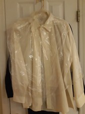 Vintage First Nighter Ivory Tuxedo Shirt, Size XL 32-33 